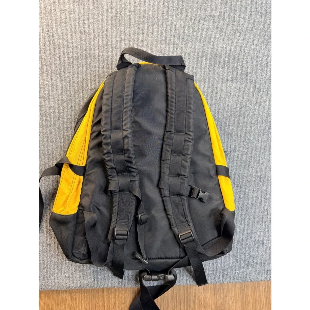 The North Face Yavapai Backpack Yellow Black Hiking School Bag Y2K Workwear